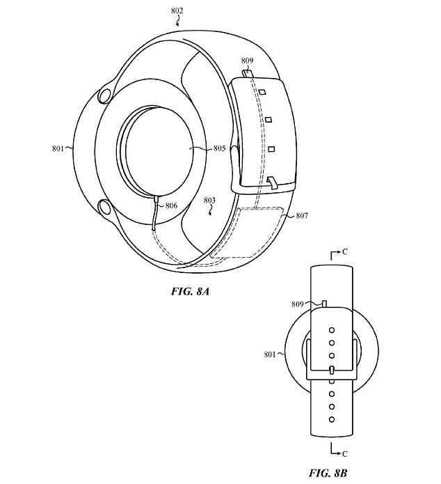 苹果逆天新专利 Apple Watch表带将成随身充电宝