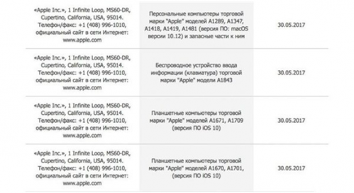 苹果WWDC2017文件泄露！确认发布多款Macbook和iPad Pro