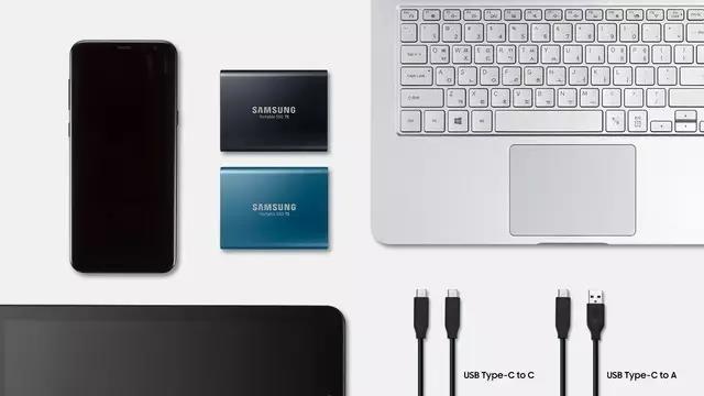 三星推出全新便携式SSD T5 采用64层V-NAND