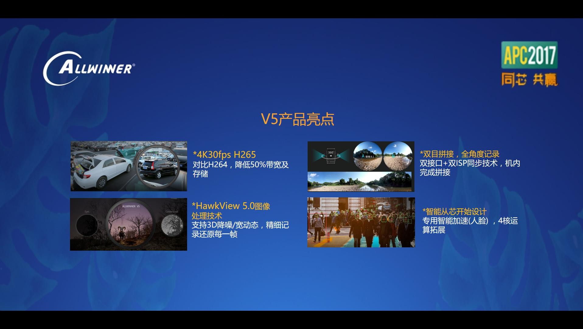 全志正式发布V5系列新一代编码处理器 迈向双目智能影像市场