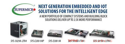 美超微推出嵌入式和物联网系统Atom C3000组合 美超微推出嵌入式和物联网系统Atom C3000组合