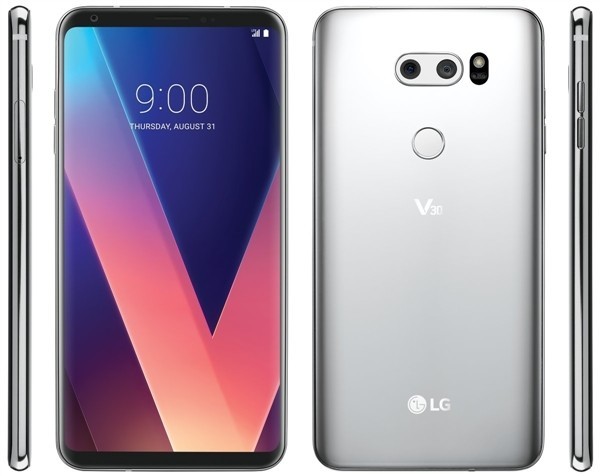 LG V30真机亮屏照首曝：没有想象中那么美