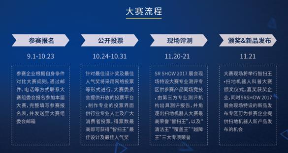 “智扫王”扫地机机器人大赛 11月等你来战！