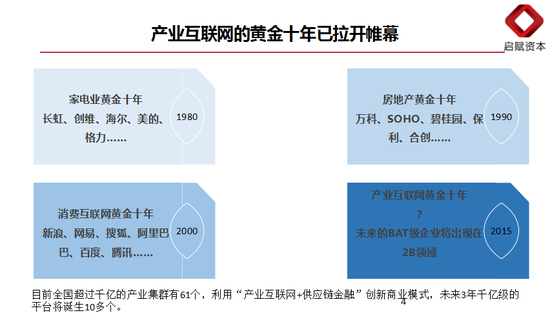 产业互联网的黄金时代如何投资？