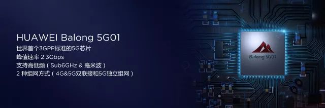 华为发布首款5G商用芯片和终端 2019年发布5G智能手机