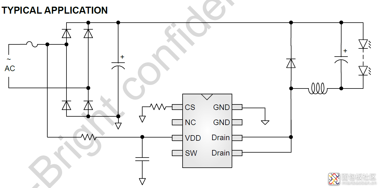 极简商用LED驱动电路