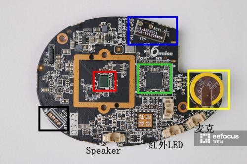 萤石C2c IP摄像头拆解：神秘芯片加持，让你破解不了的方案？