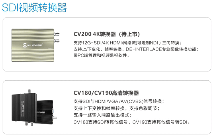 千视KILOVIEW视频编解  码  器  全集简介