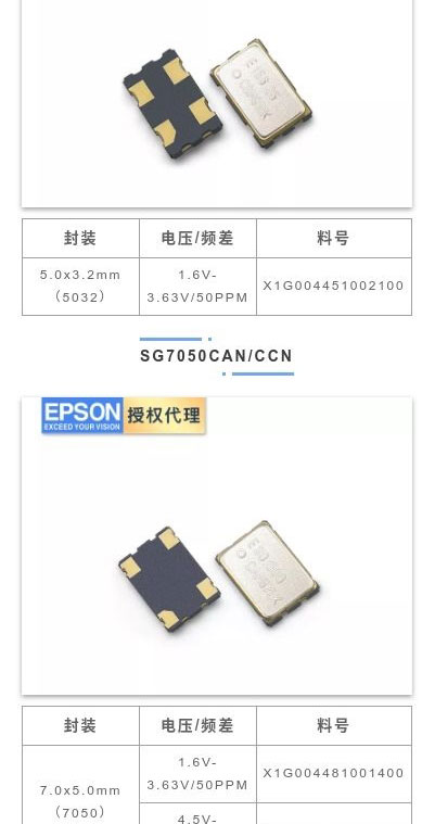 晶振选型大全之8mhz晶振型号系列