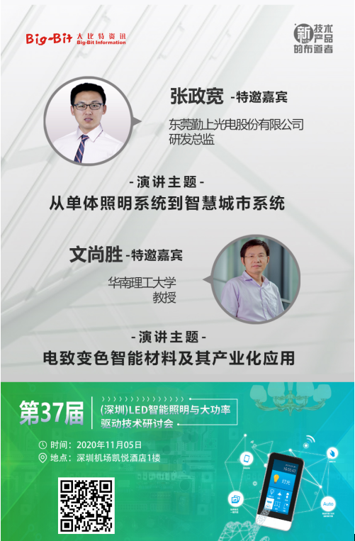 来了！深圳LED智能照明会议议程出炉
