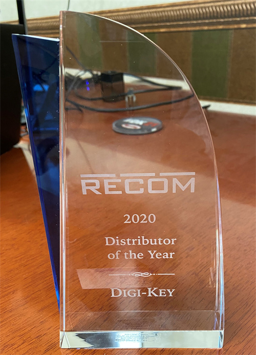 Digi-Key Electronics 获评 RECOM Power 年度最佳分销商