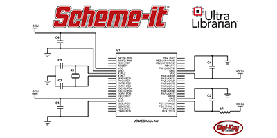 Digi-Key Electronics 推出新的 Scheme-it 功能 新功能包括 Ultra Librarian® 符号集成、定制符号编辑器和数学标记