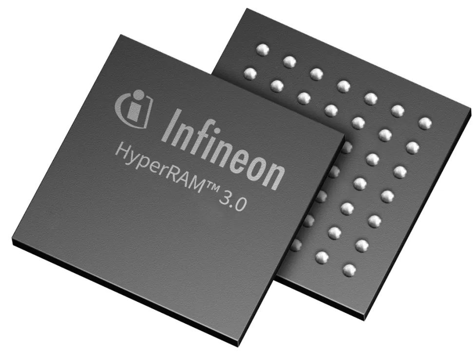 英飞凌推出全新HYPERRAM™存储芯片，完善高带宽、低引脚数存储器解决方案