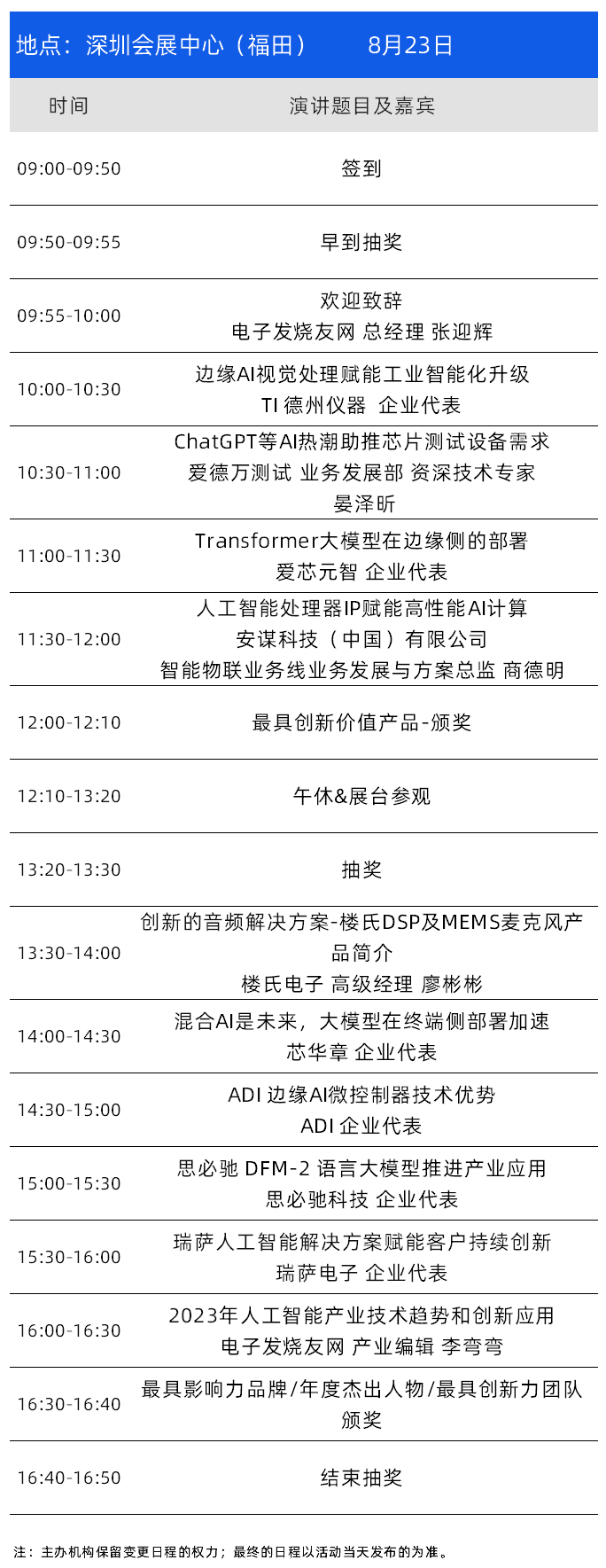 一场国内AI产业链盛宴！七大热门展品线厂商闪耀登场，立即锁定8月elexcon2023参观门票~