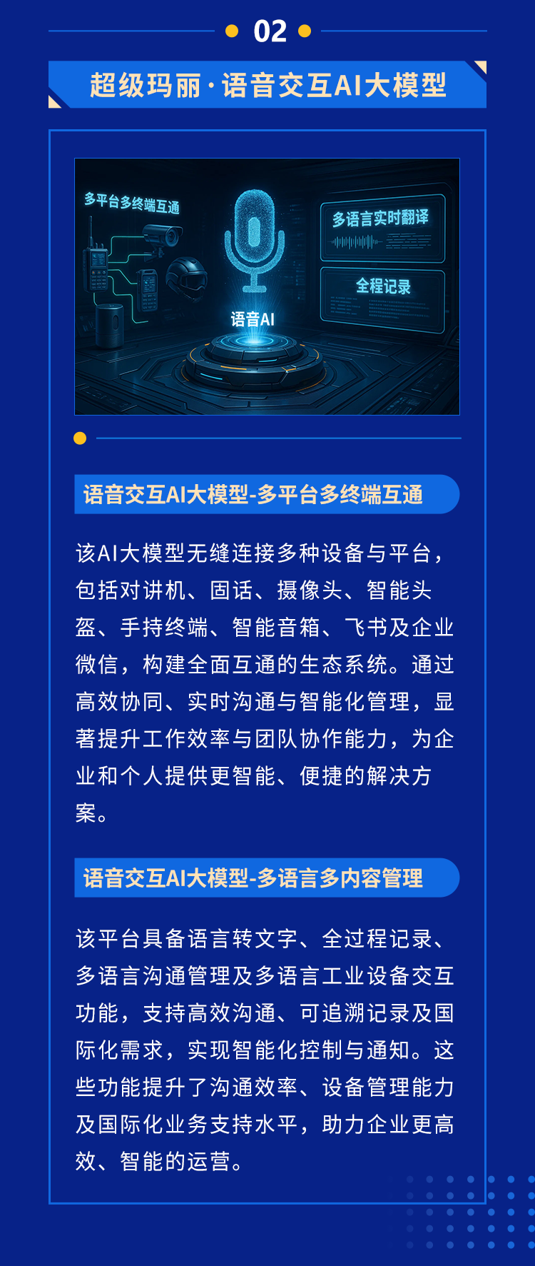 中用科技语音交互AI大模型超级玛丽6.5即将发布！
