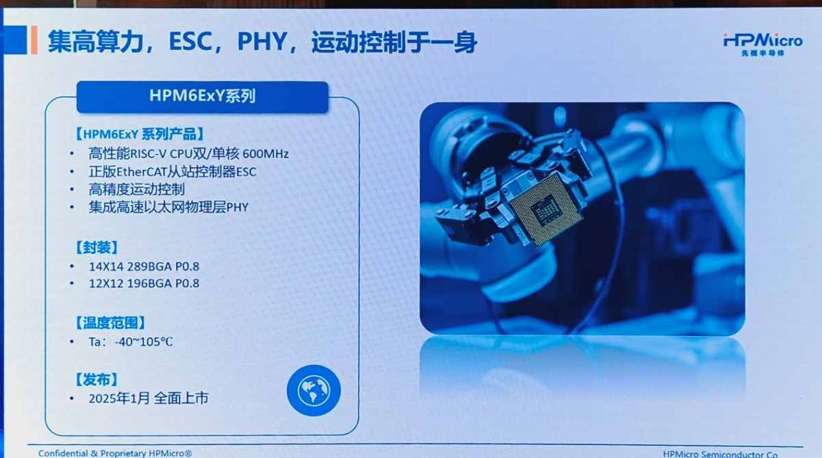 比人类更灵活？先楫HPM6E8Y机器人关节控制解决方案