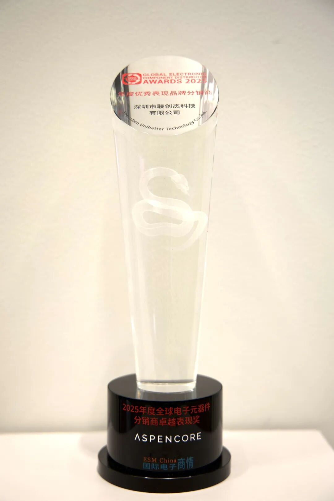 实力加冕!联创杰荣获2025年度全球电子元器件分销商卓越表现奖之年度优秀表现品牌分销商! 实力加冕!联创杰荣获2025年度全球电子元器件分销商卓越表现奖之年度优秀表现品牌分销商!